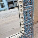 Old Art Nouveau mirror in Burmese teak