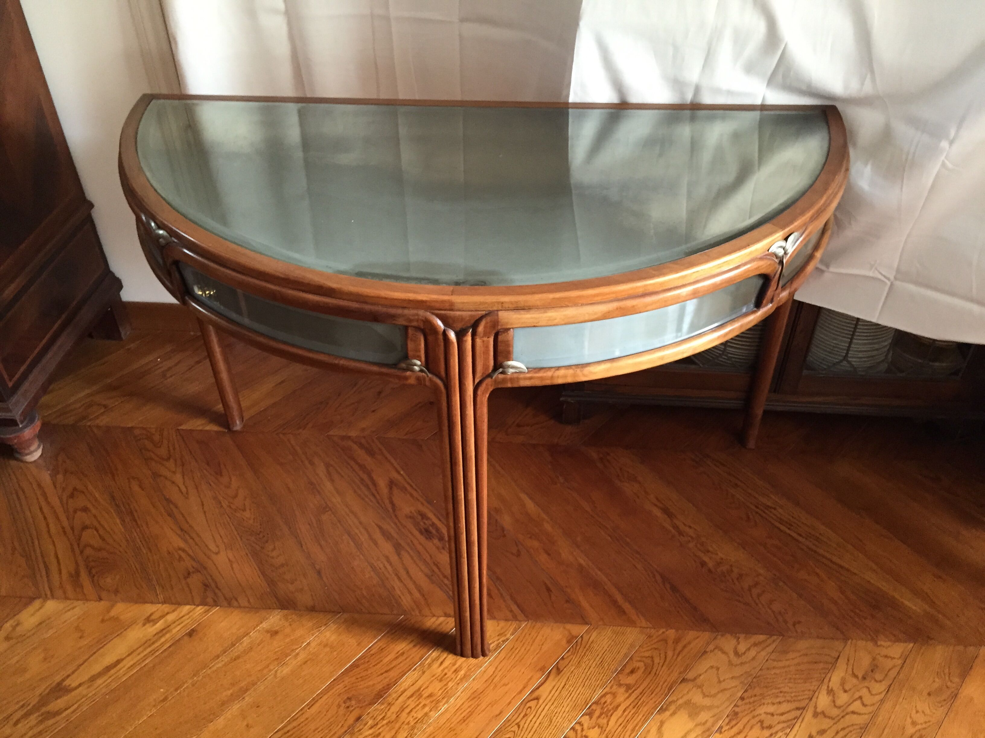 Console half moon Art Deco