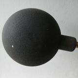 1950s lamp, made of black and gold metal