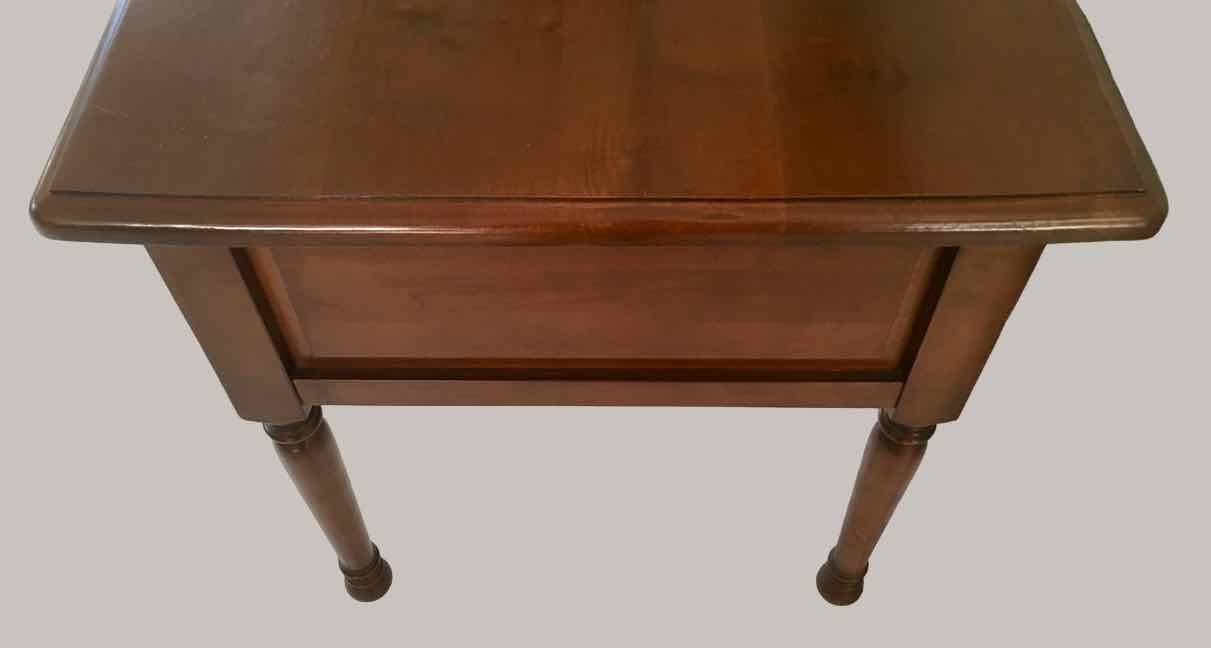 Louis Philippe style cherry wood desk, 1970