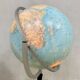 Lampadaire globe terrestre illuminé vintage