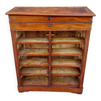 Wooden writing desk, storage unit