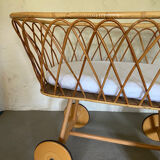 Rattan cradle