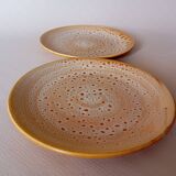 2 assiettes plates "Fauve" Niderviller