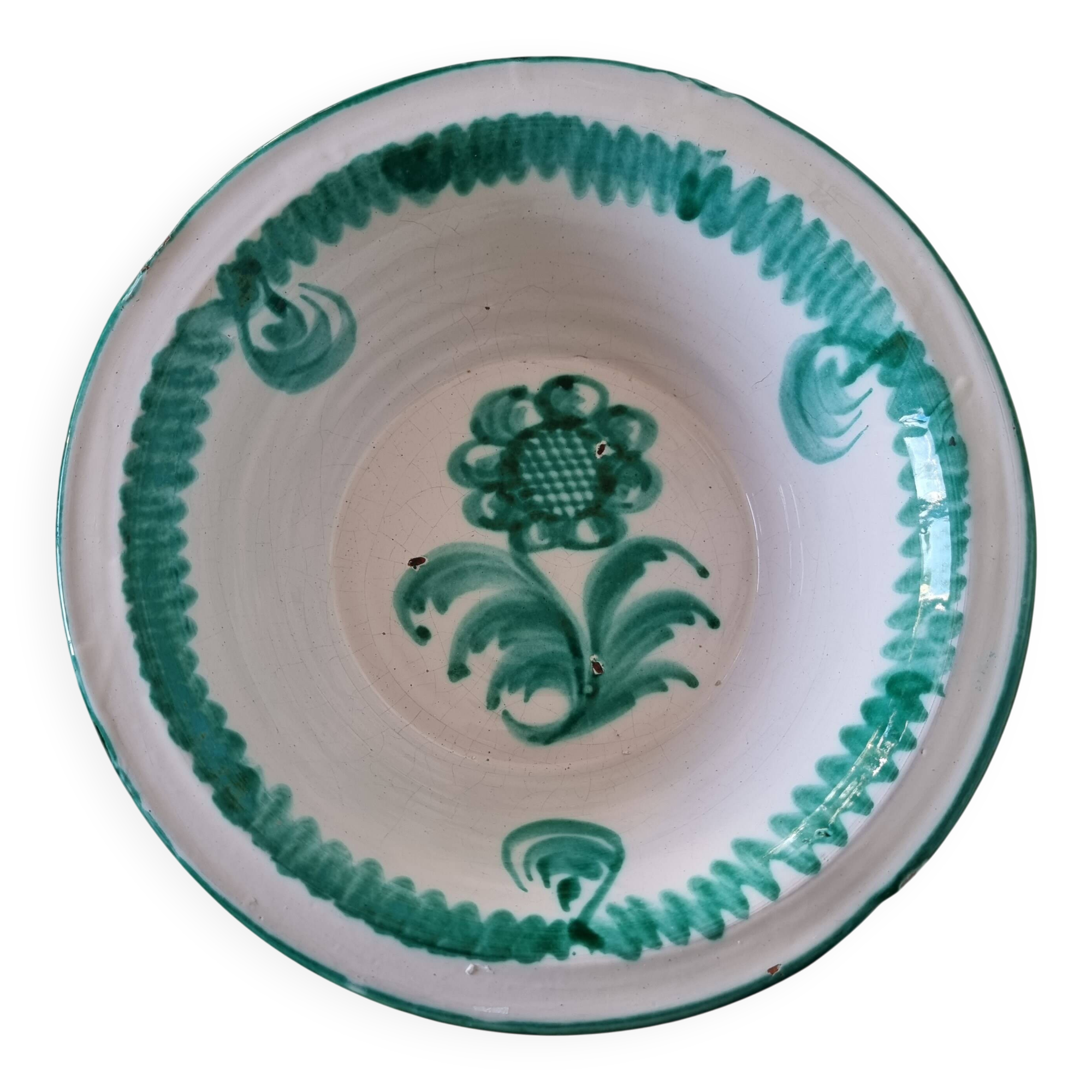 Ancient basin of Fajalauza (Granada) | Glazed clay. 1970s