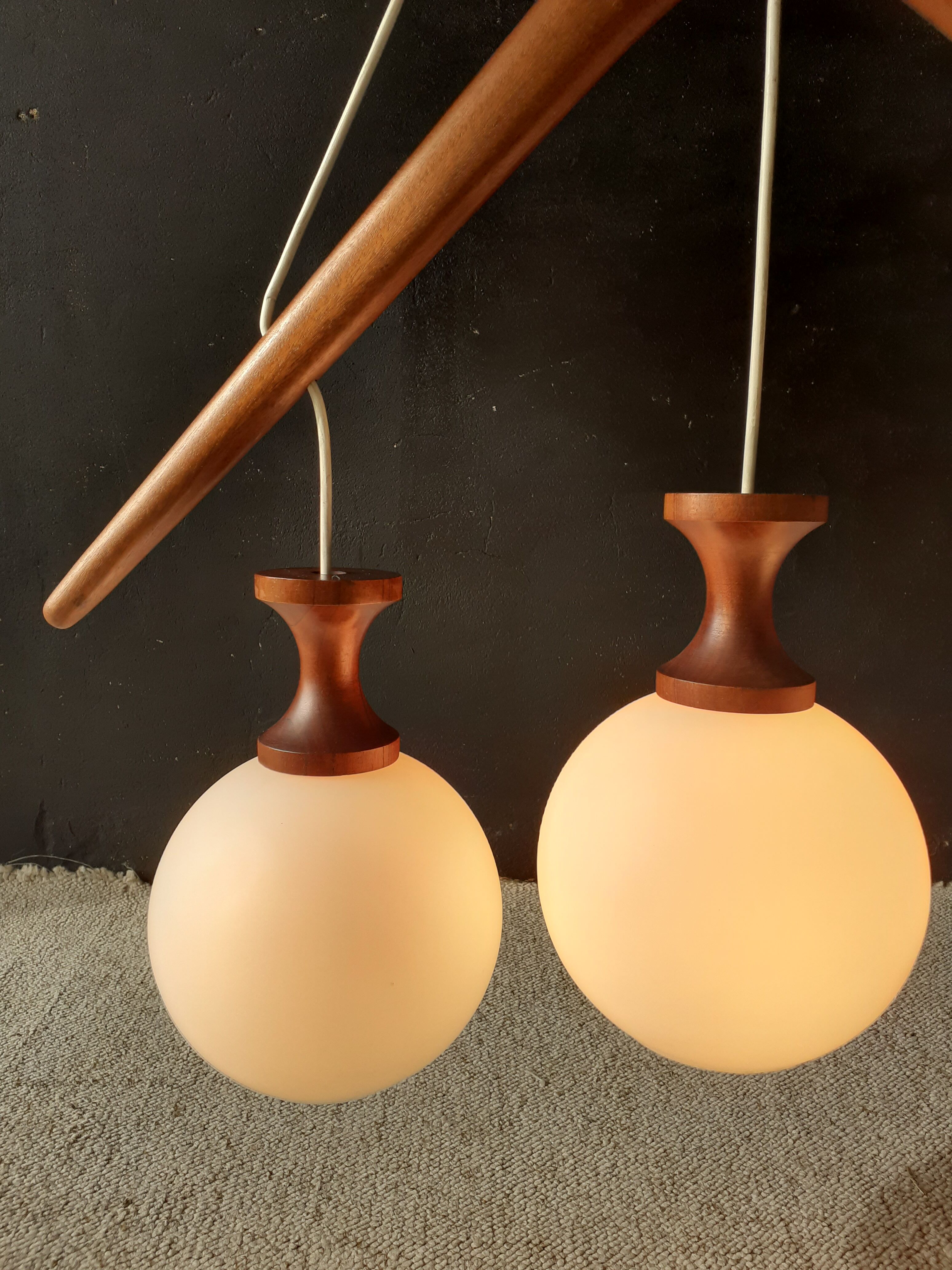 French chandelier Rispal, model 102-39