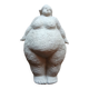 Woman sculpture in Nanas/Botero style