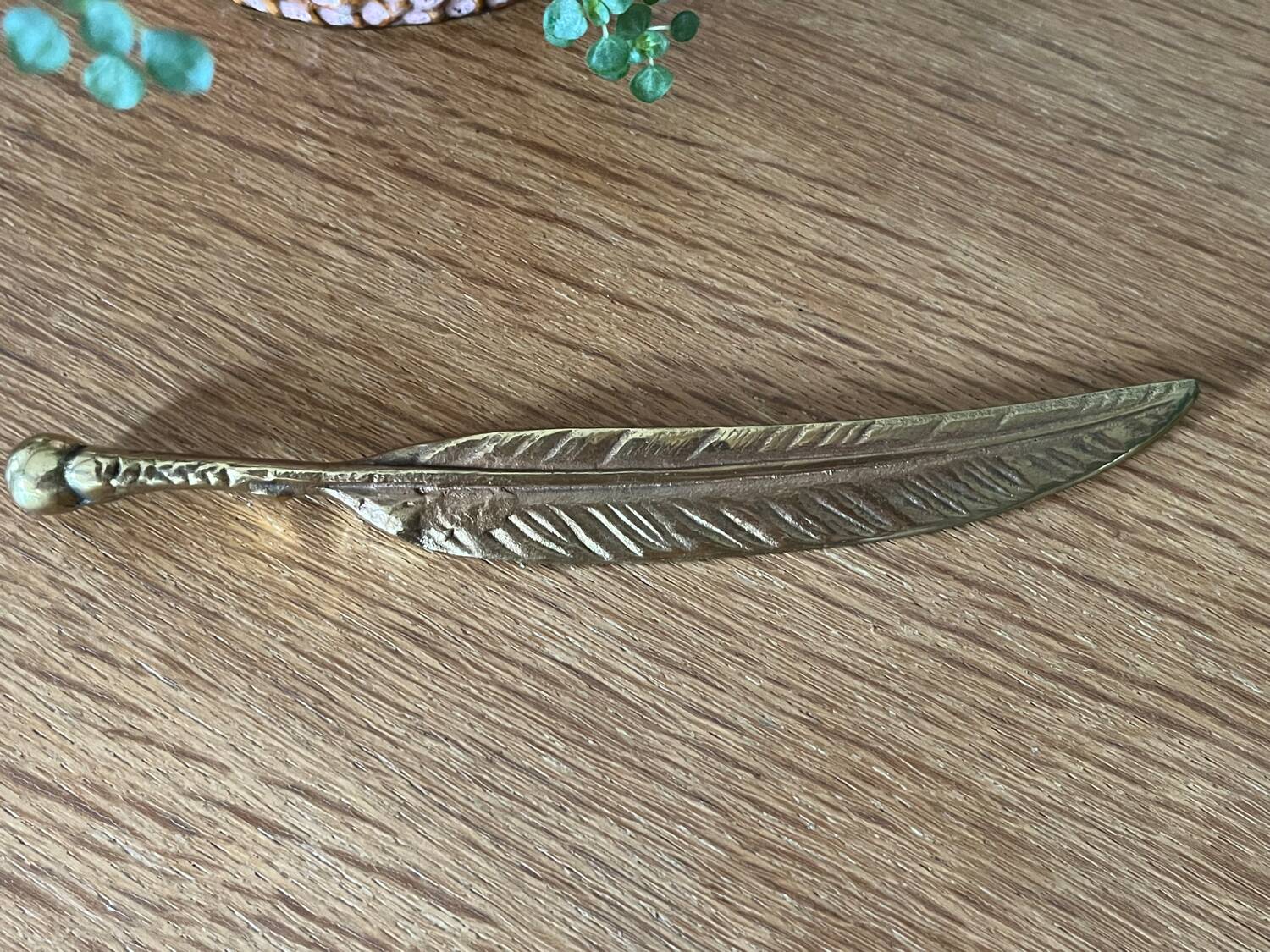 Brass letter opener