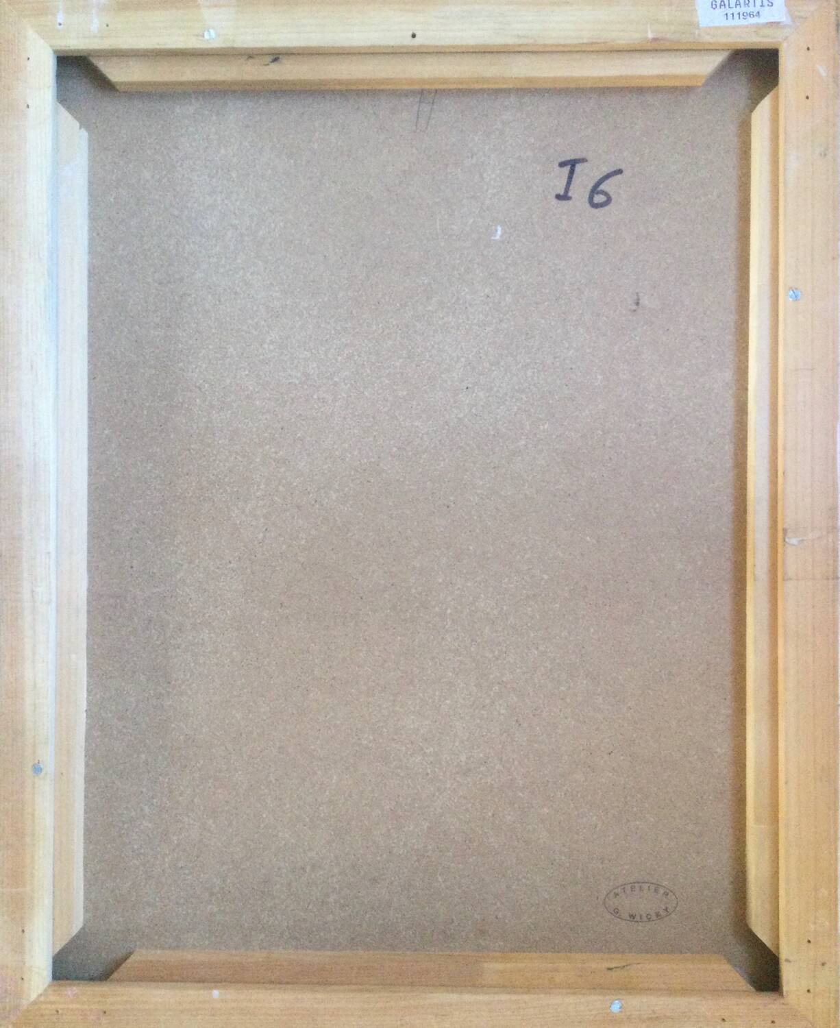 Acrylic on panel by georges wicky