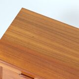 Vintage teak lowboard chest of drawers sideboard drawers 60s 70s