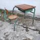 Old monobloc children's desk