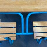 School desk school desk vintage bench