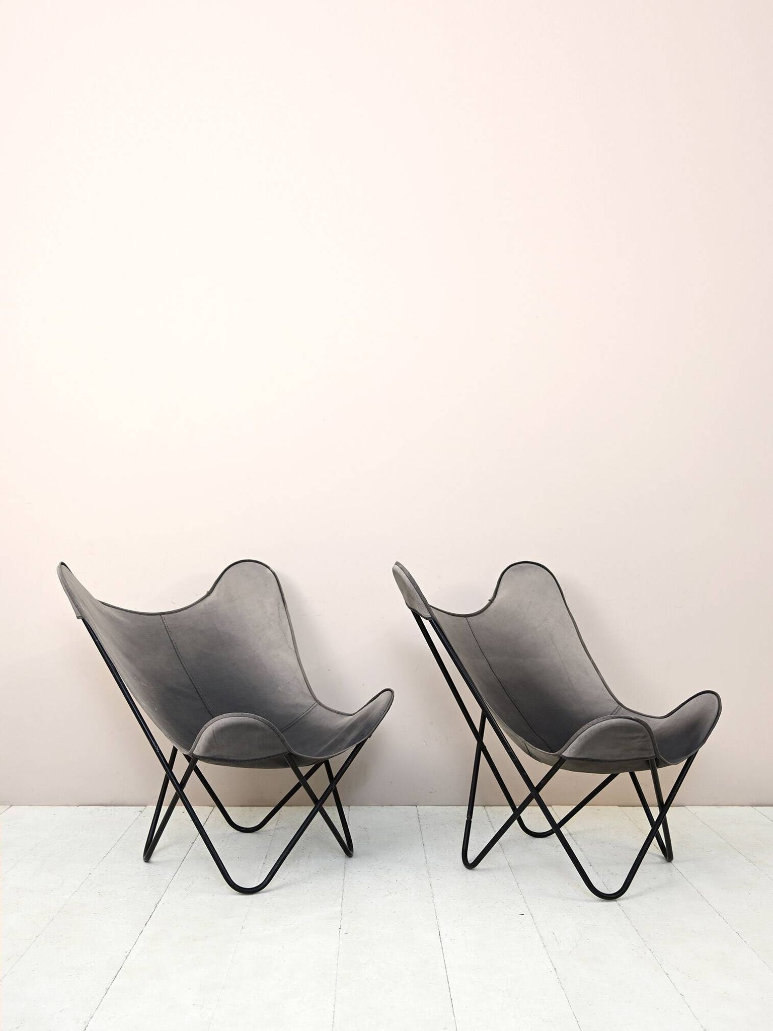 Paire de chaises Safari Vintage