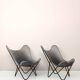 Paire de chaises Safari Vintage