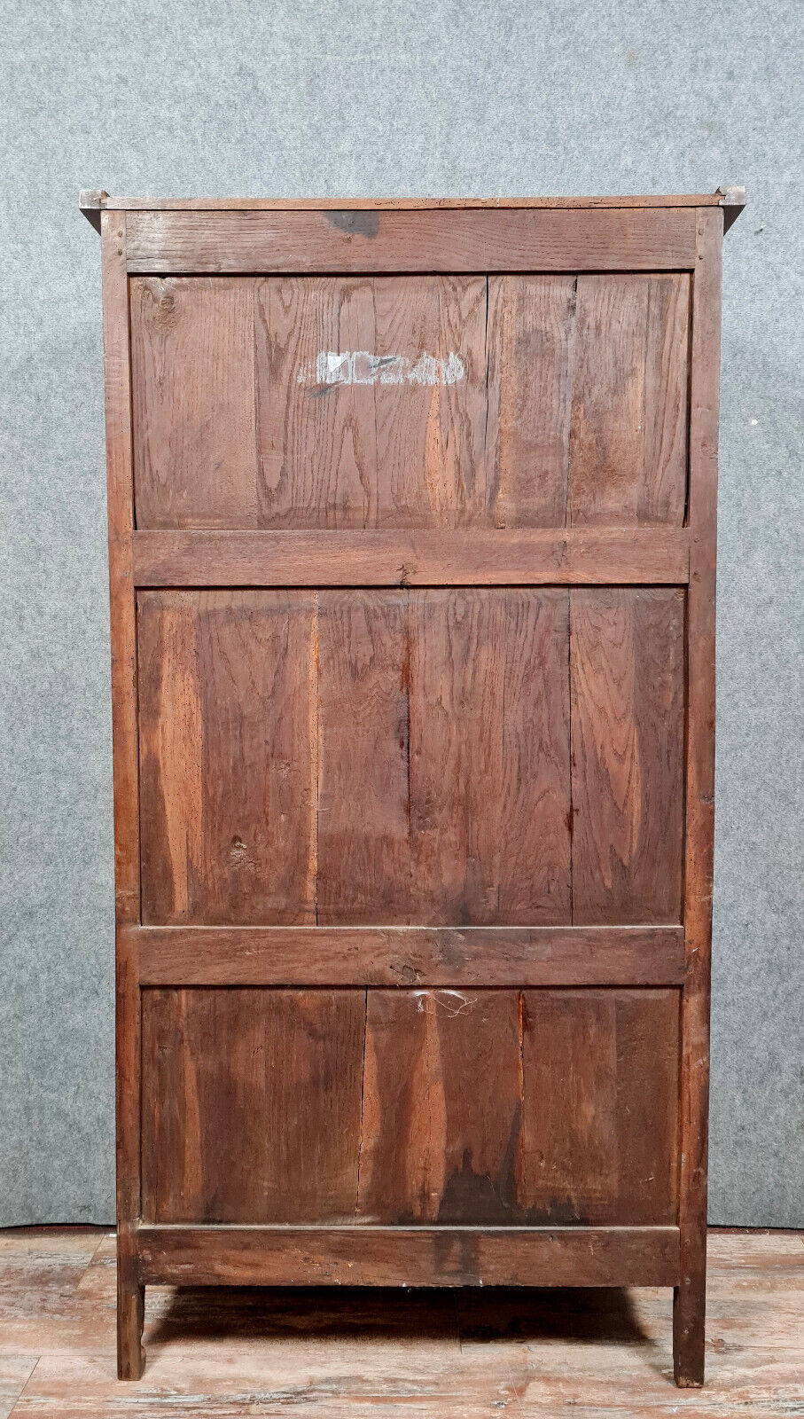 Secretary guillotine Louis XVI era in marquetry around 1760-1780