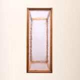 Vintage wooden and glass serving trolley