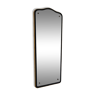 Deco metal mirror in gold and black color
