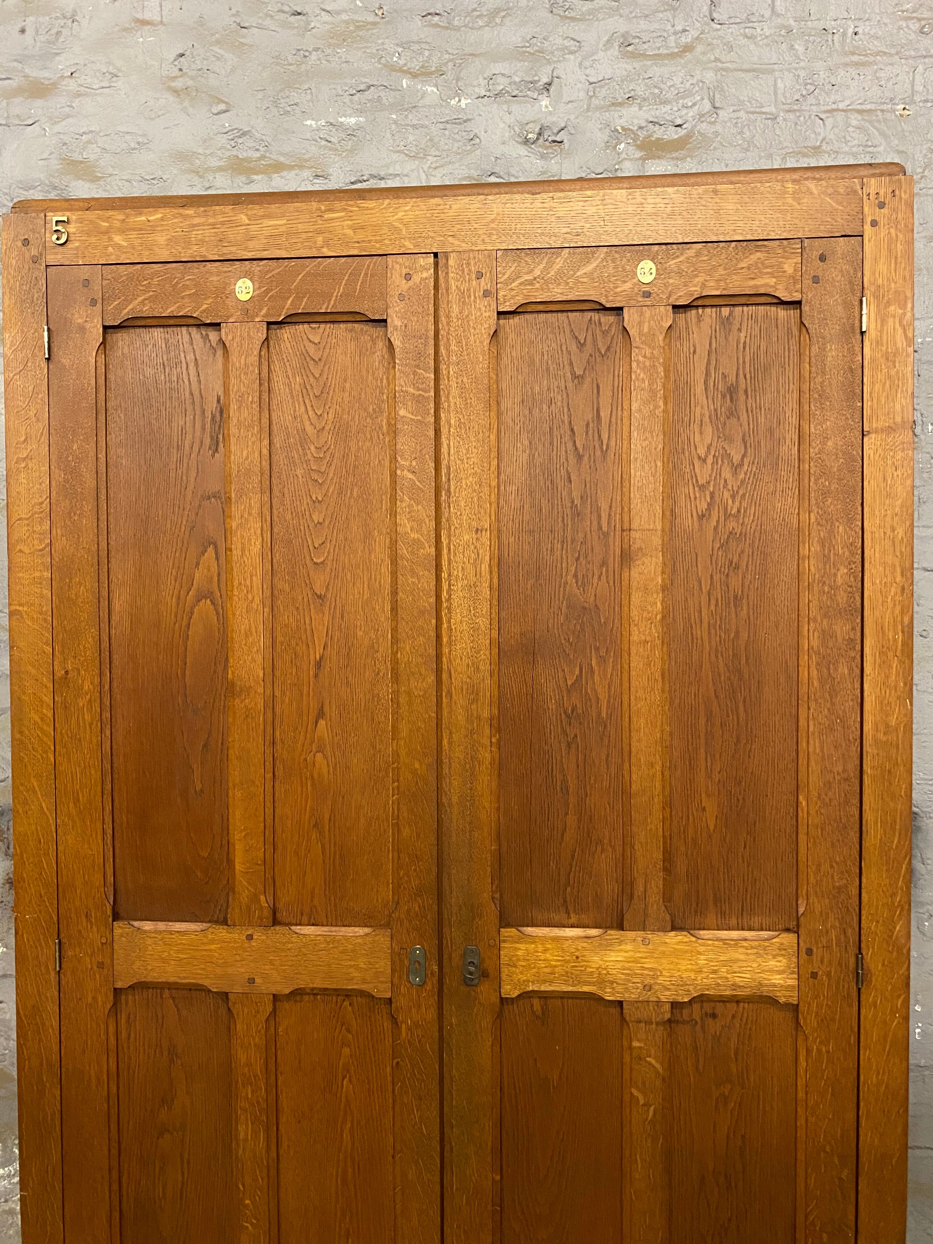 Parisian cabinet vintage solid oak