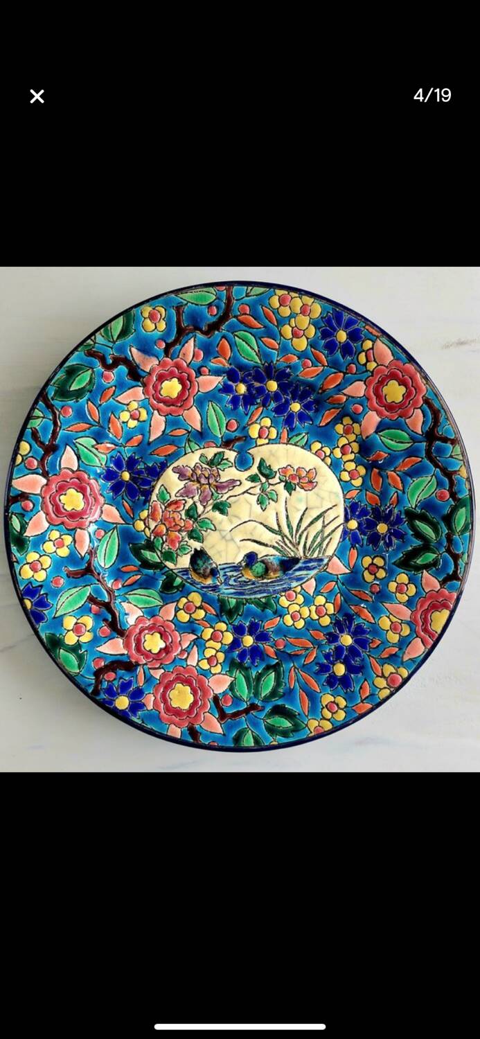 Longwy André Masson Plate