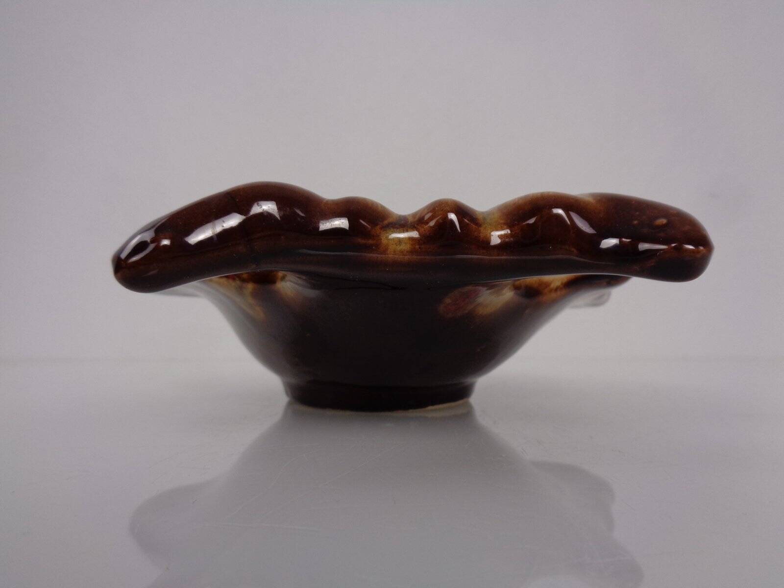 French studio ceramic bowl with fish from Vallauris, 1970s