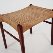 Footstool made of rosewood, Scandinavian design of the 70's