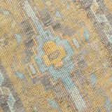 4x7 Turkish Muted Peach Retro Vintage Persian Rug, 133x213Cm