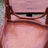 Set of 6 old bistro chairs 2 Thonet and 4 Baumann