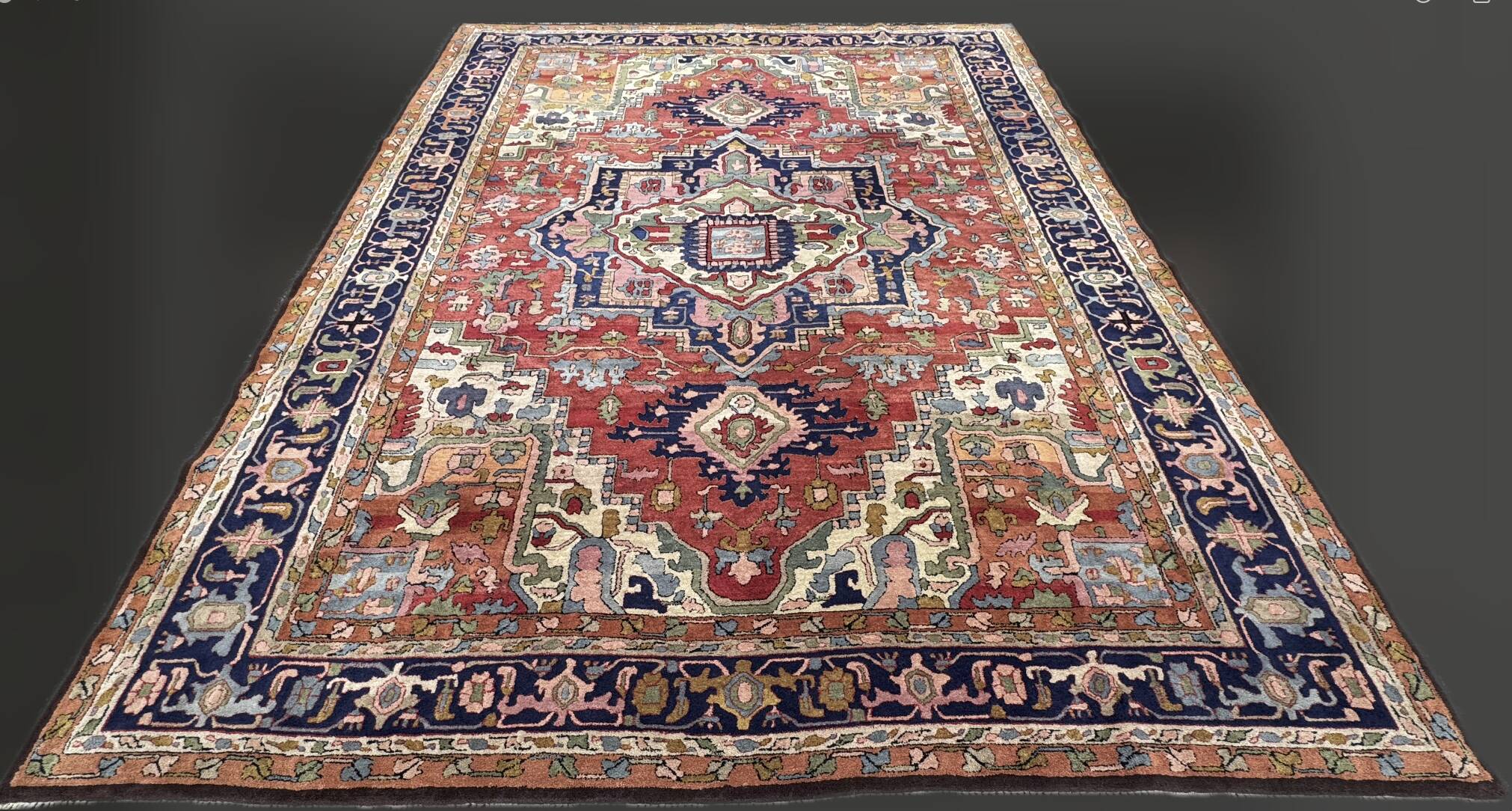 French Janus Lily Point Rug