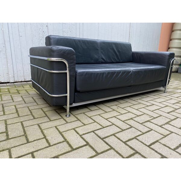 Scandinavian Leather Sofa By Softline, Softline Leather Sofa