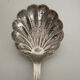 Large serving spoon / Ercuis spoon in silver-plated metal