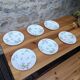 Six dessert plates Haviland