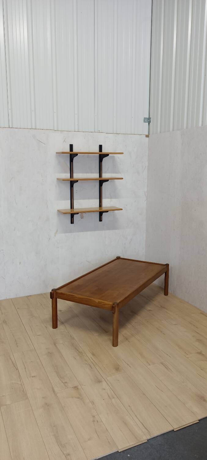 Oak wall shelf