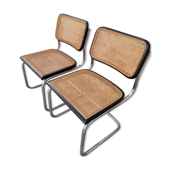 Pair of Chairs B32 cesca Marcel Breuer