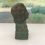 Plaster bust of a musician