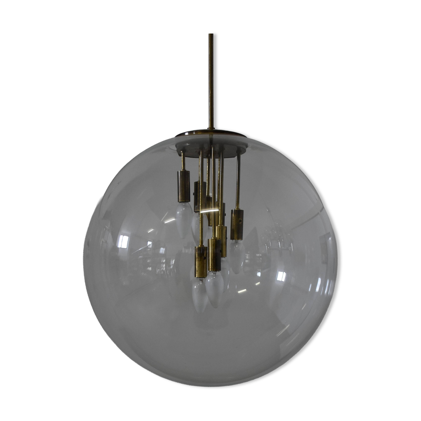 Dutch Mid Century Big Ball Lamp 70s