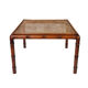 Mid century faux bamboo and rattan side table, 1960s