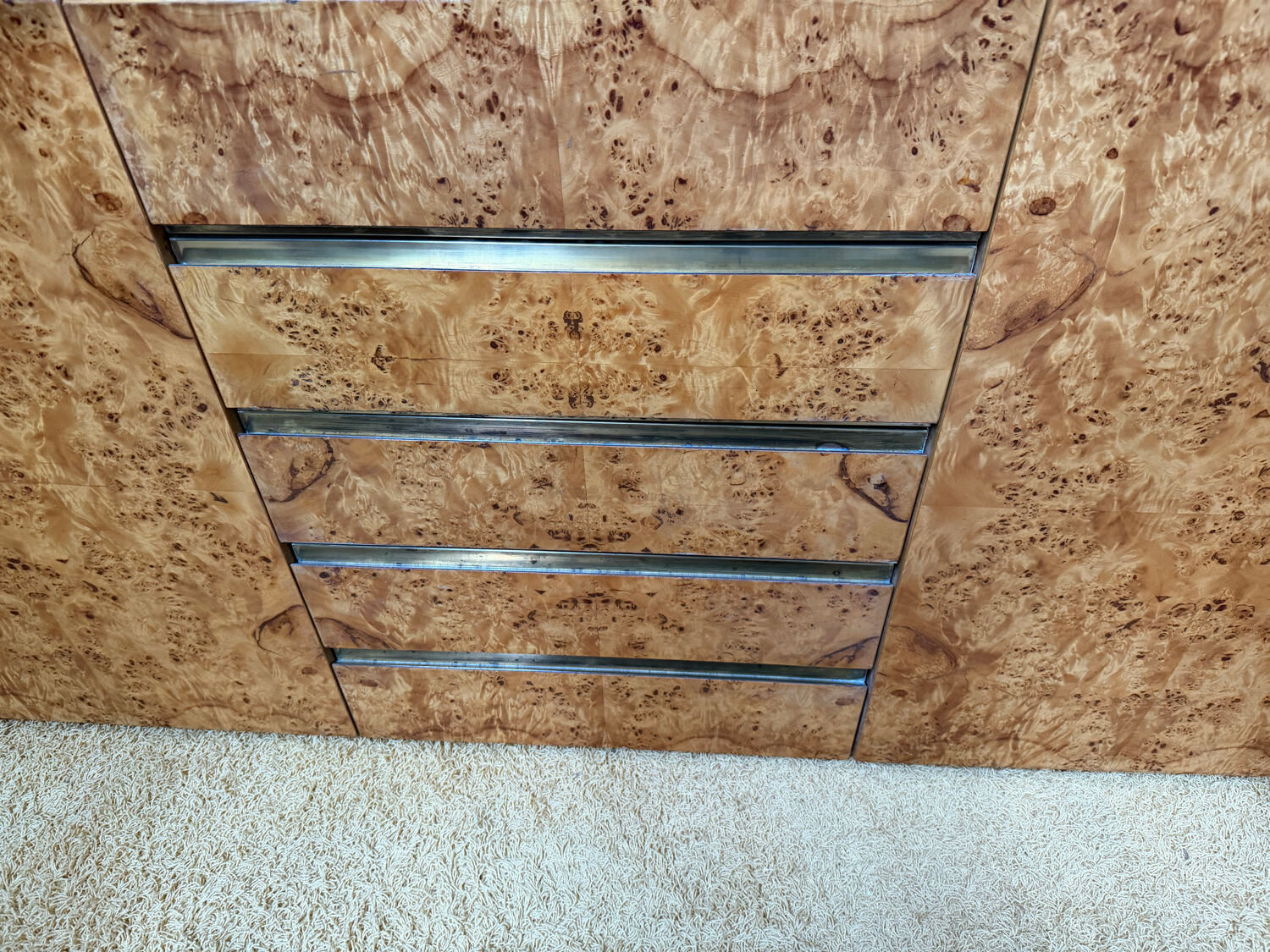 Enfilade by Willy Rizzo in elm wood.