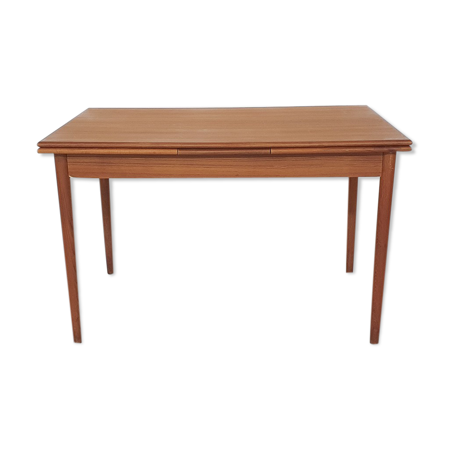 Scandinavian modern teak extendable dining table, 1960's