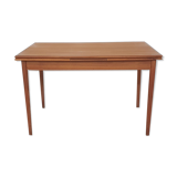 Scandinavian modern teak extendable dining table, 1960's