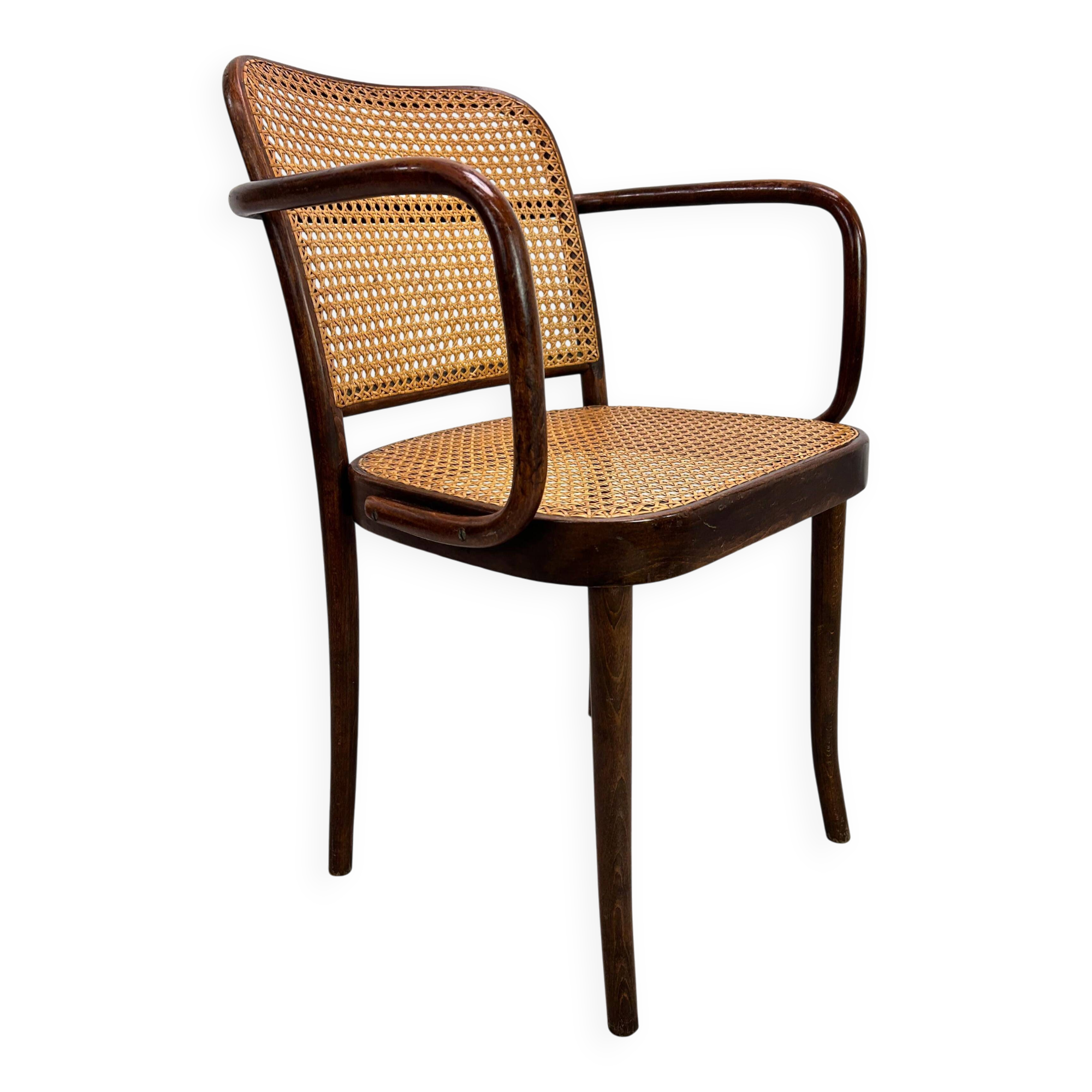 Fauteuil art déco n°811 "Chaise de Prague" par Josef Hoffmann