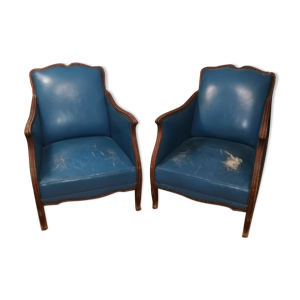 paire de fauteuils vintage
