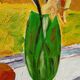 Still life painting with bouquet oil on canvas