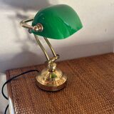 Vintage retro notary banker lamp