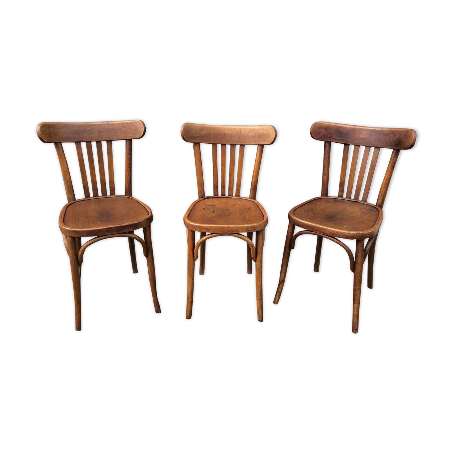 3 bistro chairs