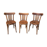 3 bistro chairs