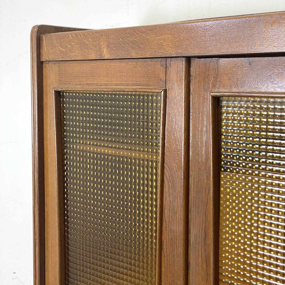 Vintage 1950s Parisian glass cabinet