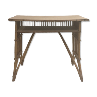 Rattan desk