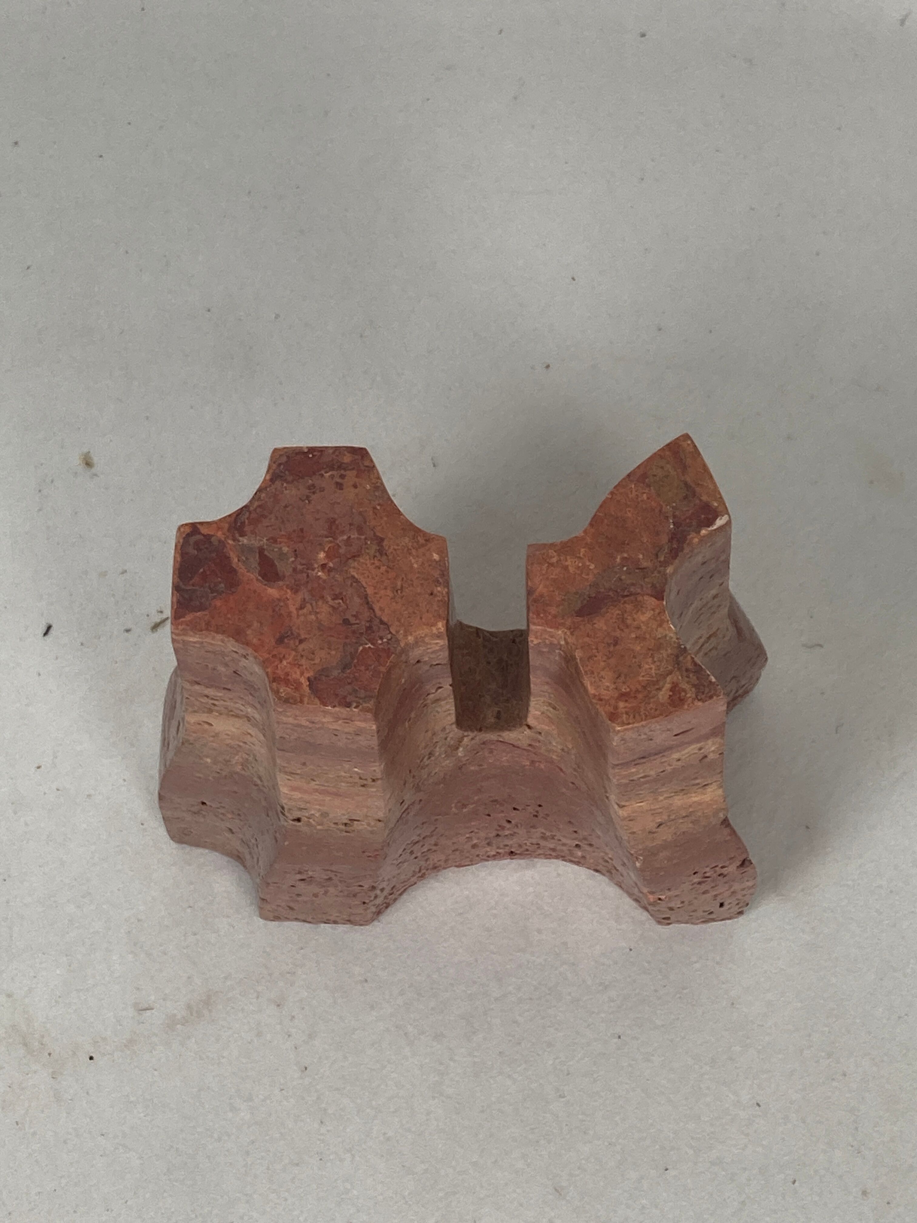 Brutalist wabi sabi natural stone sculpture, Dutch ca 1960s