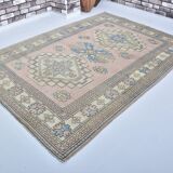 Oushak floral rug sku 3543