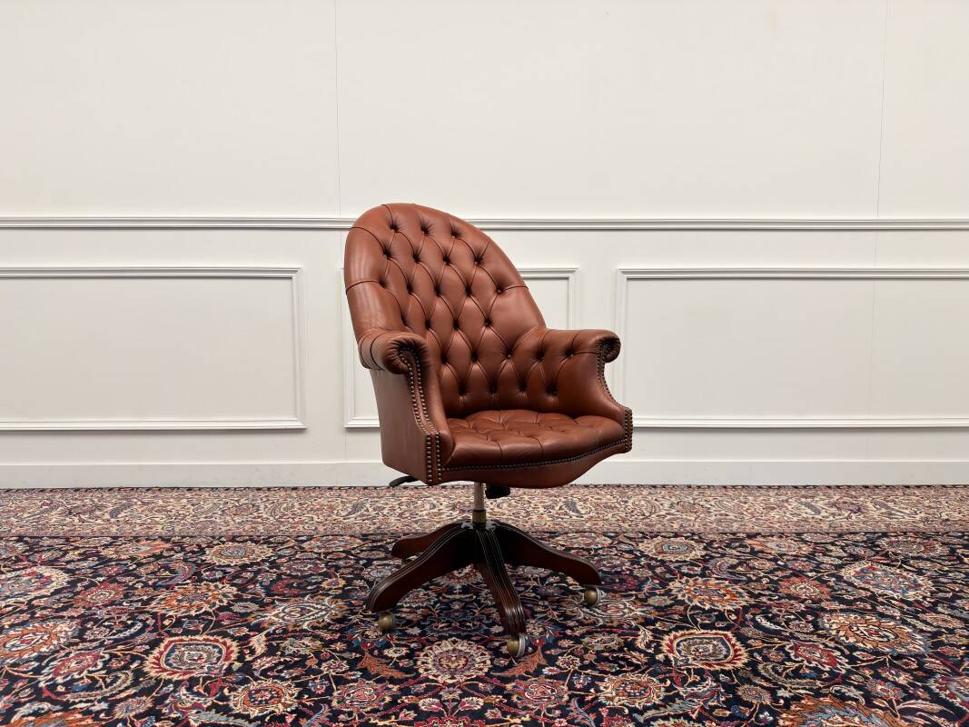 Chaise de bureau Chesterfield Wade classique en anglais